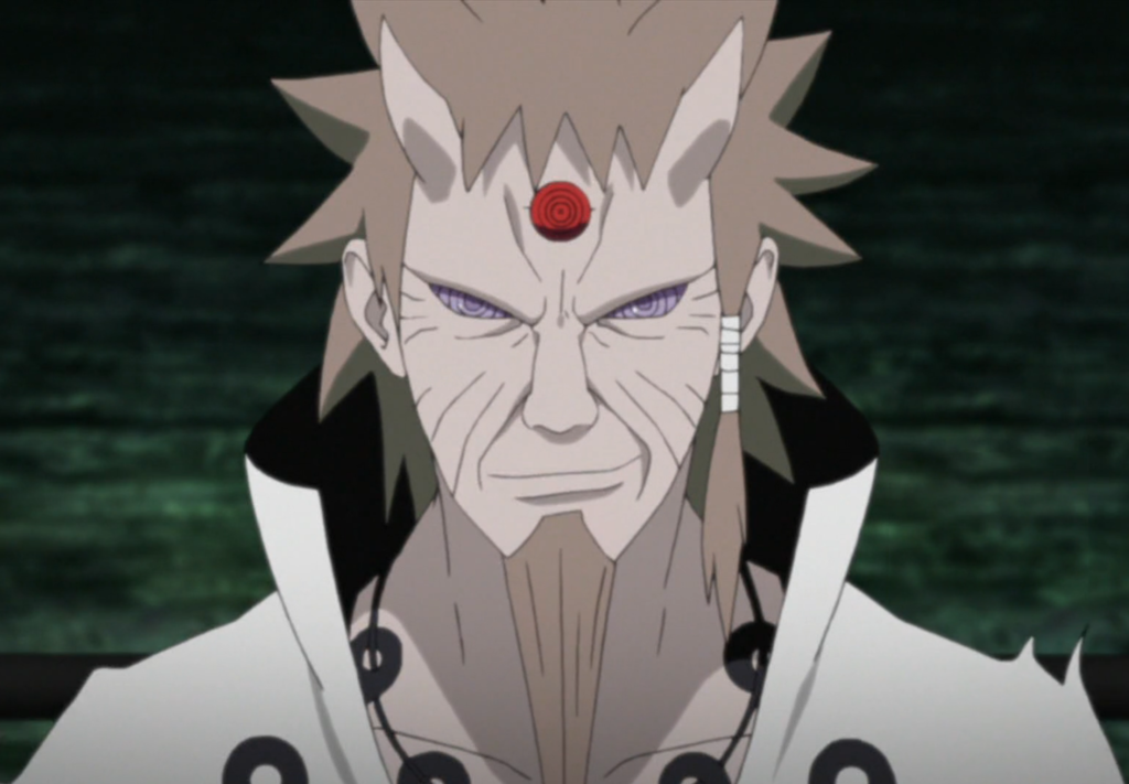 Hogoromo with both rinnegan and sharingan