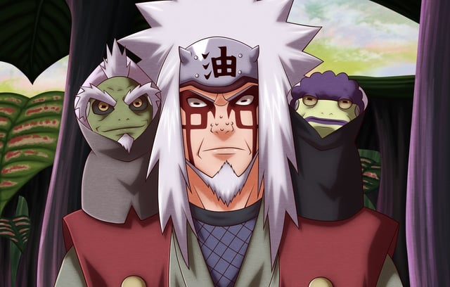 Jiraiya की iconic image (Sage Mode)