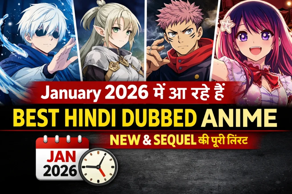 Best Hindi Dubbed Anime 2026